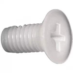 Image of Toolcraft Phillips Countersunk Screw DIN 965 Polyamide M5 x 30mm P...