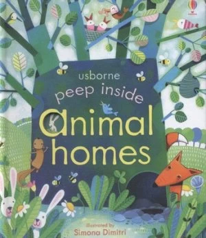 Image of Usborne Peep inside Animal Homes by Anna Milbourne Book