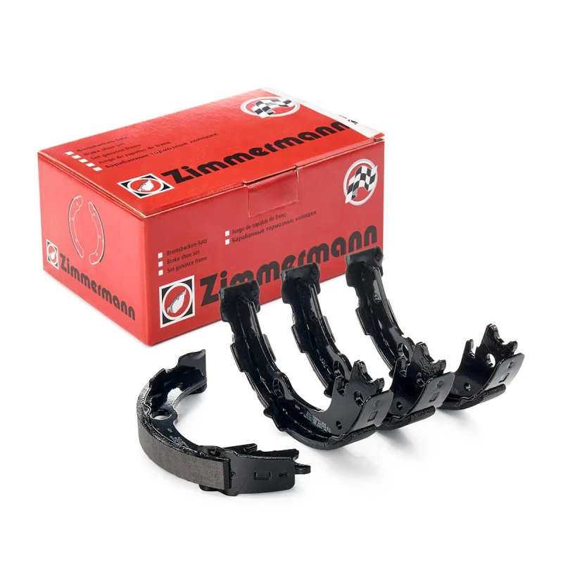 Image of ZIMMERMANN 10990.150.3 Handbrake Shoes Rear Axle, Photo corresponds to scope of supply Brake Shoe Set,parking brake (1419)