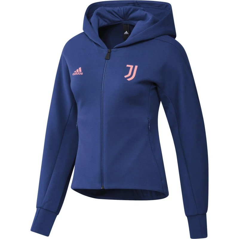 Image of adidas Juventus UCL Anthem Jacket Womens Blue female 12 (M)