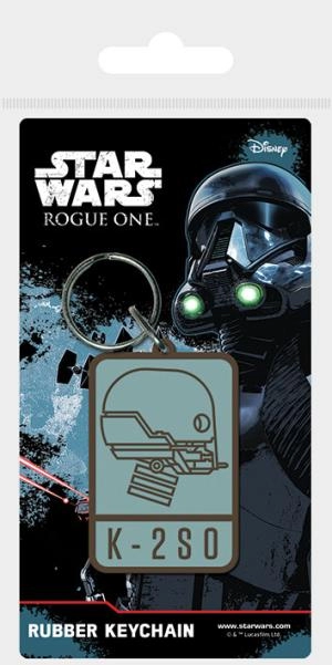 Image of Star Wars Keychain Helmet K 2S0 Metal Rogue One