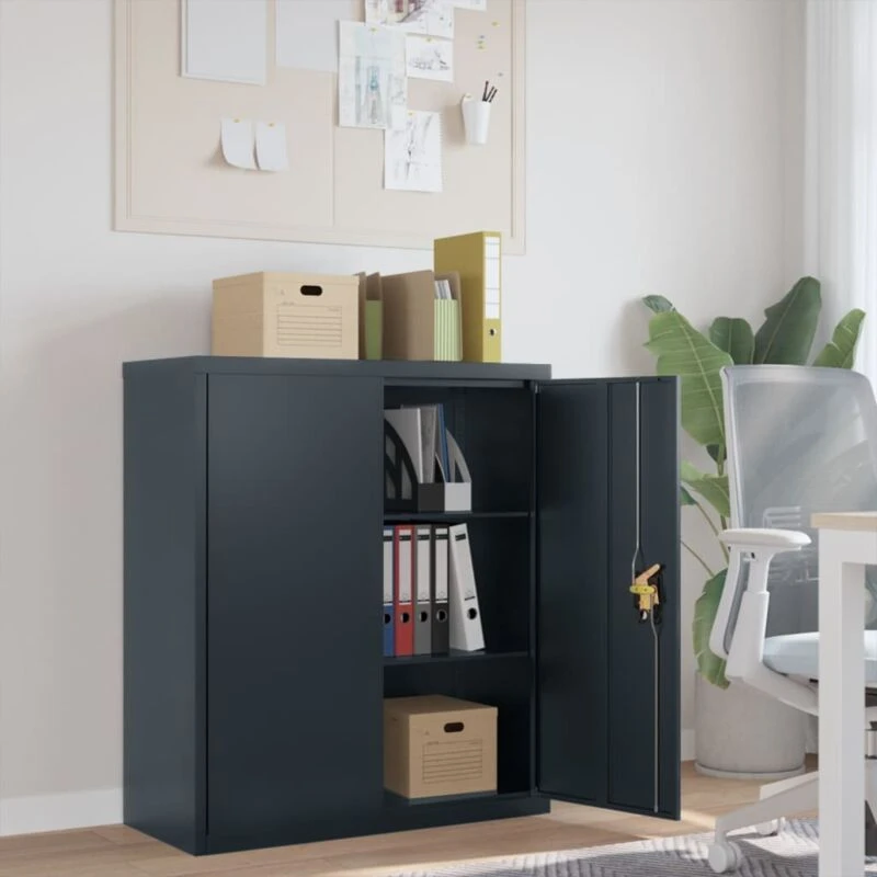 Image of VIDAXL File Cabinet Anthracite 90x40x105cm Steel Vidaxl 8720845889616