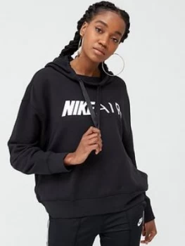 Image of Nike Nsw Air Pullover Hoodie - Black