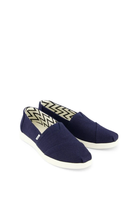 Image of TOMS Womens Alpargata Plus Shoe in Navy Size: 8 Navy Female 8