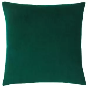 image of Kobe Velvet Cushion Emerald, Emerald / 50 x 50cm / Polyester Filled