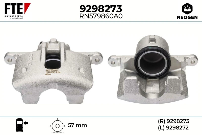 Image of Brake caliper FTE 9298273
