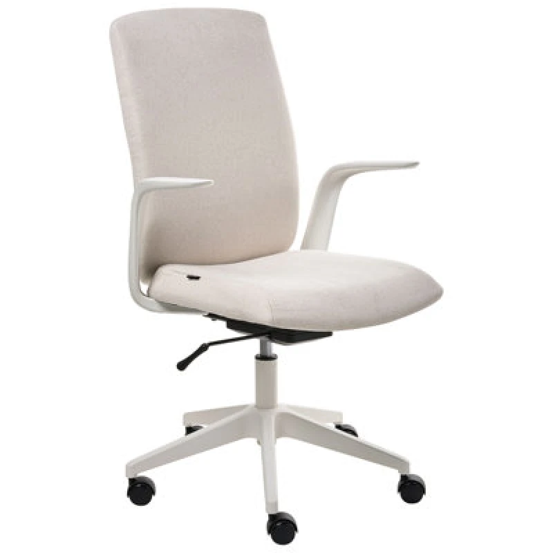 Image of Beliani Office Chair Captain Fabric Beige