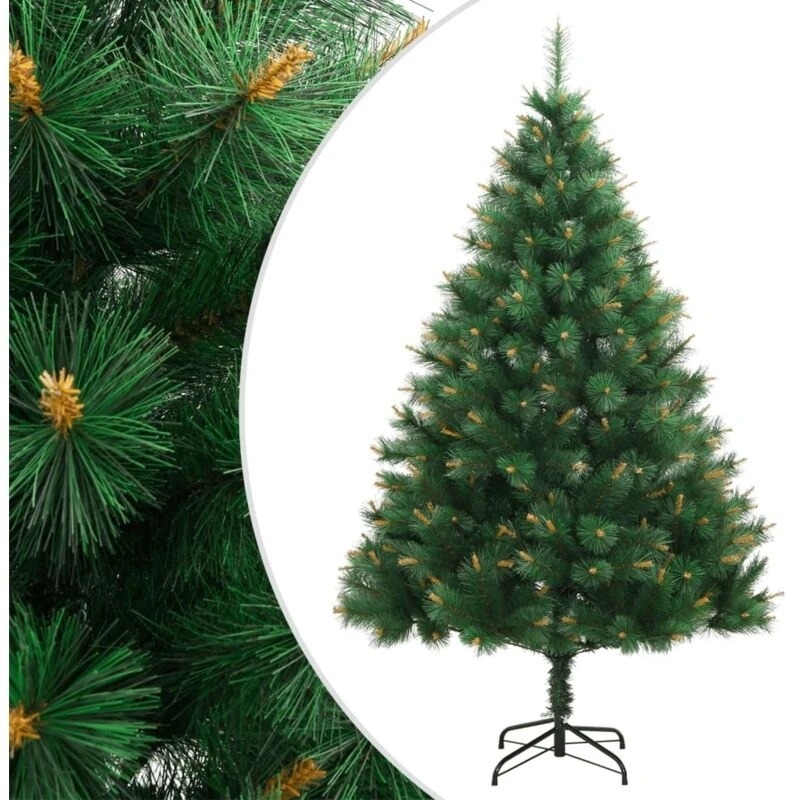 Image of VIDAXL Vidaxl - Artificial Hinged Christmas Tree with Stand 210cm 356753