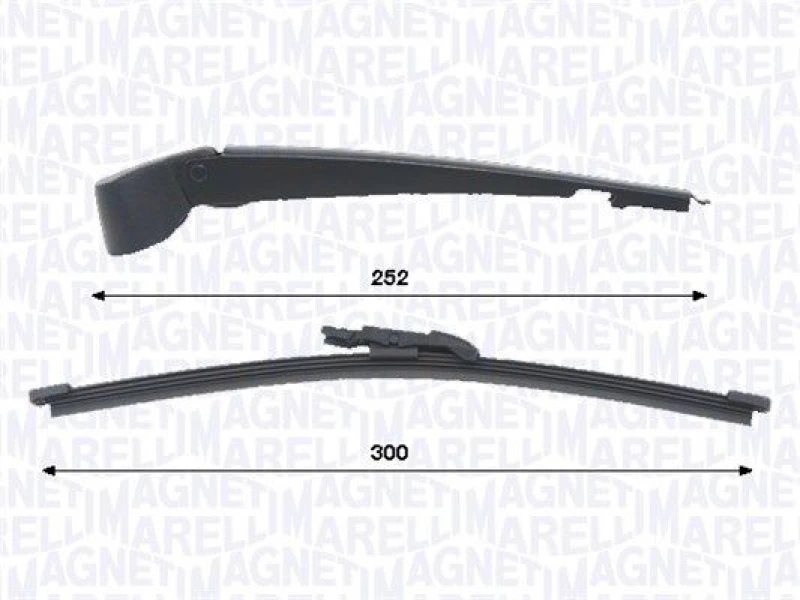 Image of MAGNETI MARELLI Wiper arm set MAGNETI MARELLI 000723180455