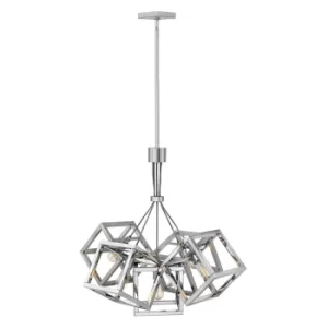 image of Hinkley Fredrick Ramond Ensemble 5 Light Pendant Polished Nickel