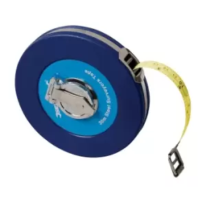 Image of Silverline Steel Surveyors Tape 30m / 100ft x 13mm MT42
