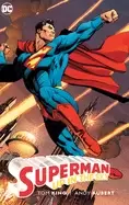Image of superman up in the sky