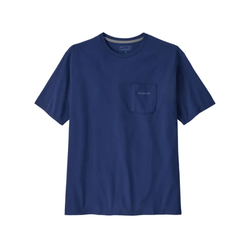 Image of T-Shirt Patagonia Boardshort Logo Bleu Male S