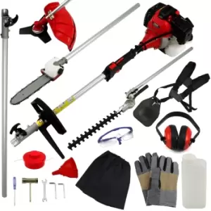 Image of Monstershop T-mech 5 In 1 52Cc Petrol Garden Cutter Multi Tool
