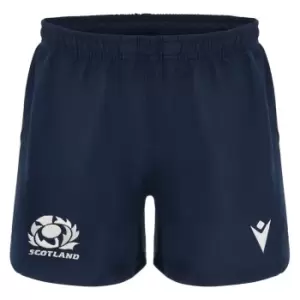 Macron Scotland Rugby 6 Nations Shorts 2023 2024 Adults - Blue