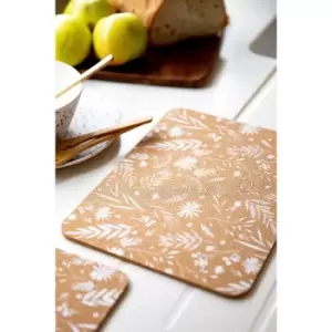 Image of Natural Elements Set of 4 Cork Placemats