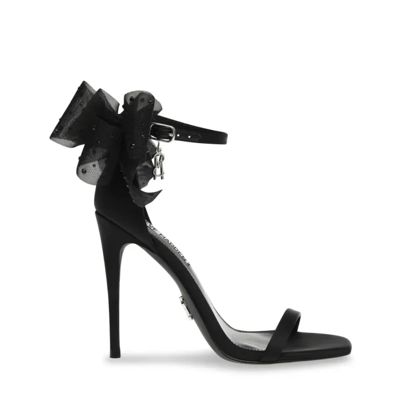 Image of Steve Madden Womens heeled sandals Steve Madden Nikole Noir Female 37