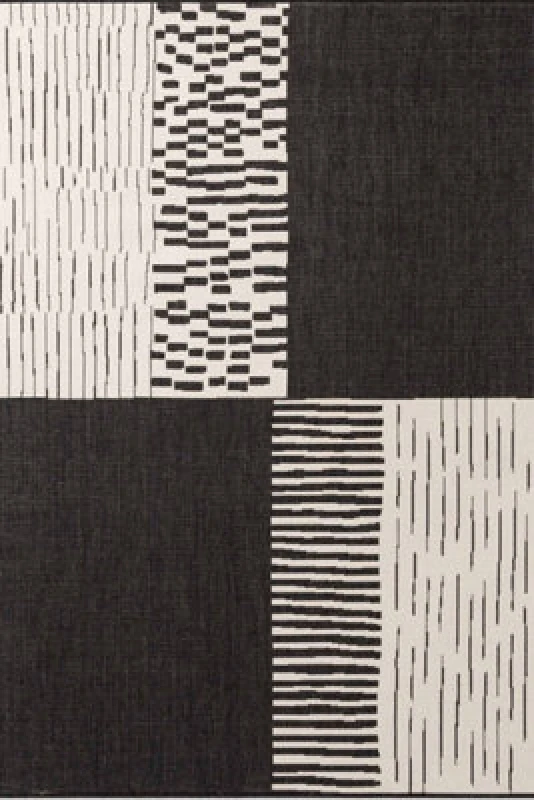Image of The Rugs Ted Baker Reversible Outdoor Indoor Acacia Rug Geometric In Black