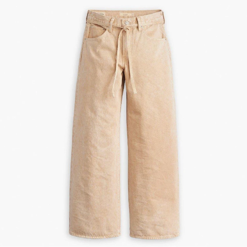Image of Levis Womens Wide Leg Jeans Chatter Khaki female 28 L31