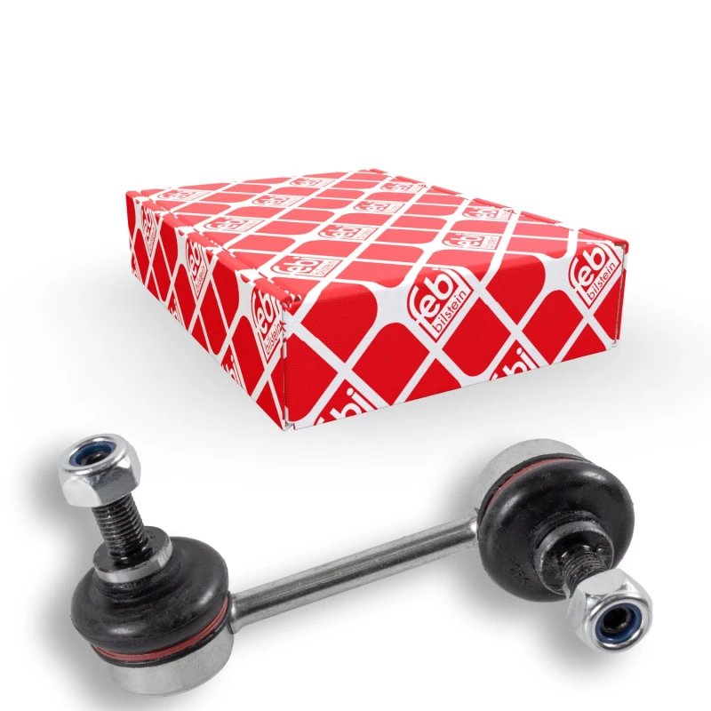Image of FEBI BILSTEIN 21205 Anti-roll bar link OE Turbo NEW, Rear Axle Right Steel Link Stabiliser (3229)