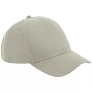 Image of Beechfield 5 Panel Organic Baseball Cap (One Size) (Black)