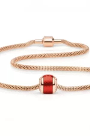 Image of Bering Red Rose Necklace ILY1-R-ME-450