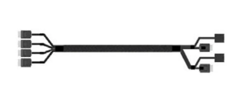 Image of Intel A2U4PSWCXCXK2 Serial Attached SCSI (SAS) cable 0.875 m Black