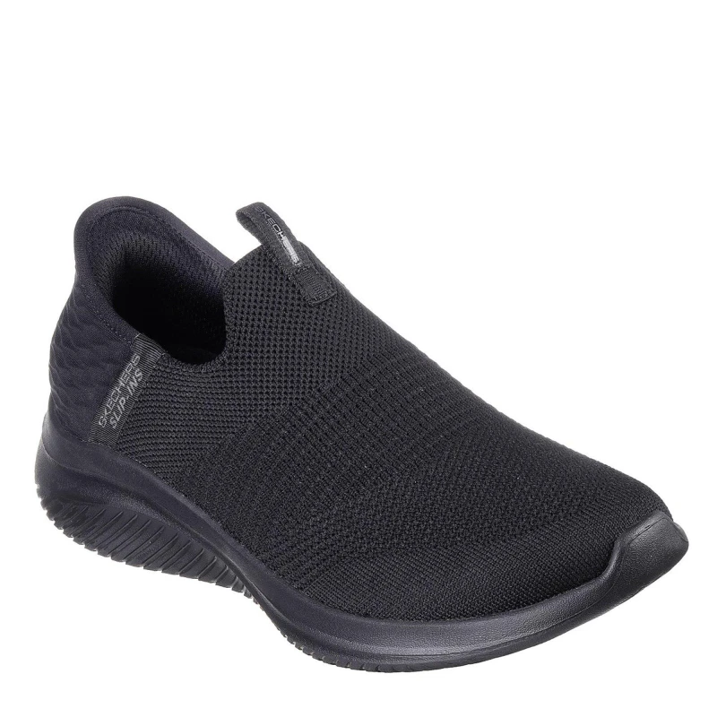 Image of Skechers Womens Ultra Flex 3.0 Slip In Black Size: 7 Black Female 7