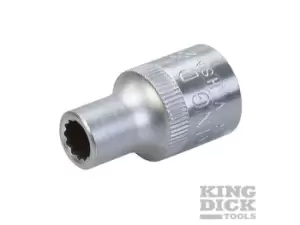 image of "King Dick HSM208 8mm 1/2" 12 Point Metric SD Socket"