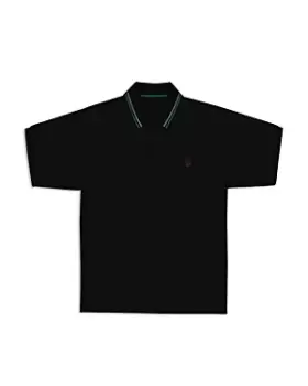 Image of Ps Paul Smith Zebra Cotton Blend Regular Fit Polo Shirt