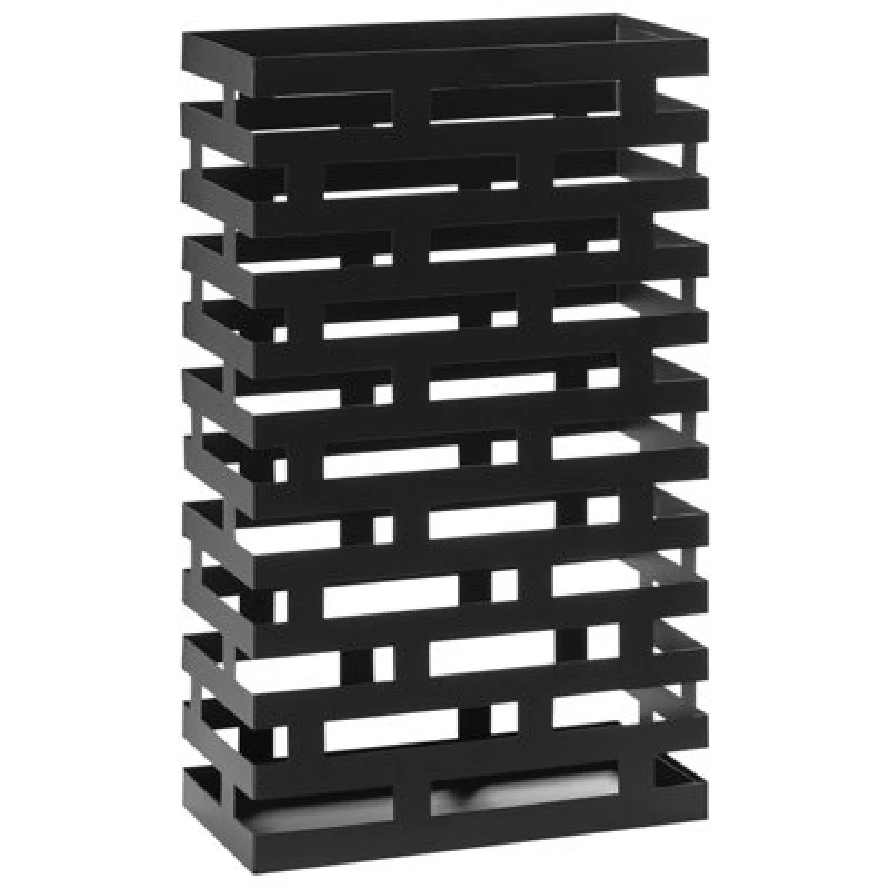 Image of Beliani Umbrella Stand Kamsar Metal Black