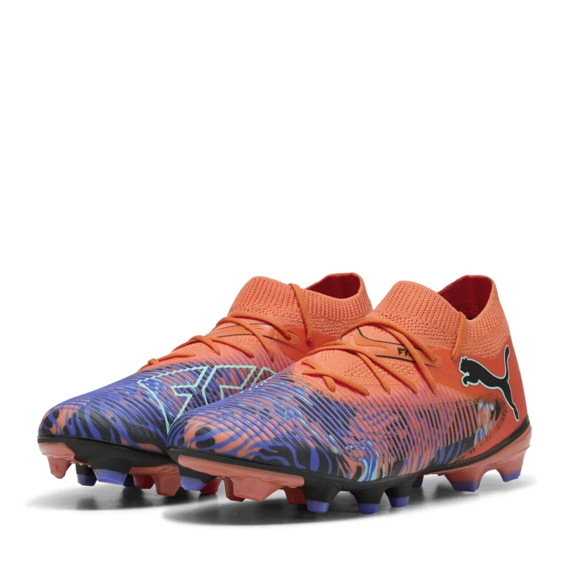 Image of Puma Future 8 Match Firm Ground Football Boots Orange/Black male 8 (42)