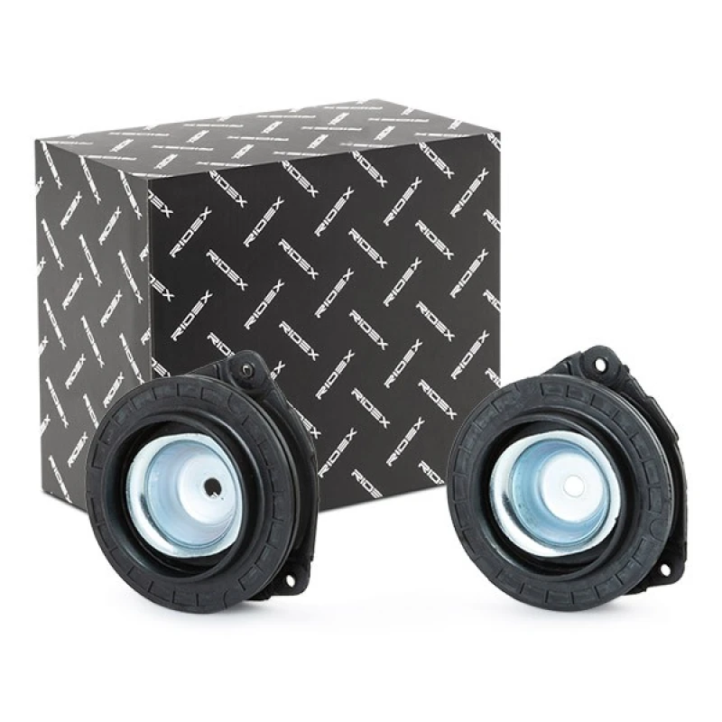 Image of RIDEX 1180S0697 Top strut mount Front Axle, with bearing(s) Suspension Strut Support Bearing (1180)