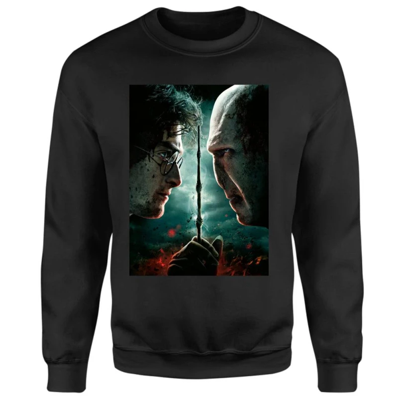 Image of Harry Potter Deathly Hallows - Part 2 Sweatshirt - Black - M