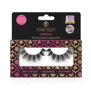 image of Pinky Goat Silk False Eyelashes - Sabrina