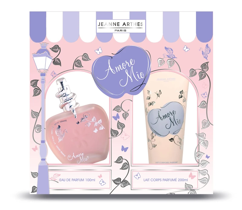 Image of Jeanne Arthes Amore Mio Gift Set 100ml Eau de Parfum + 200ml Body Lotion