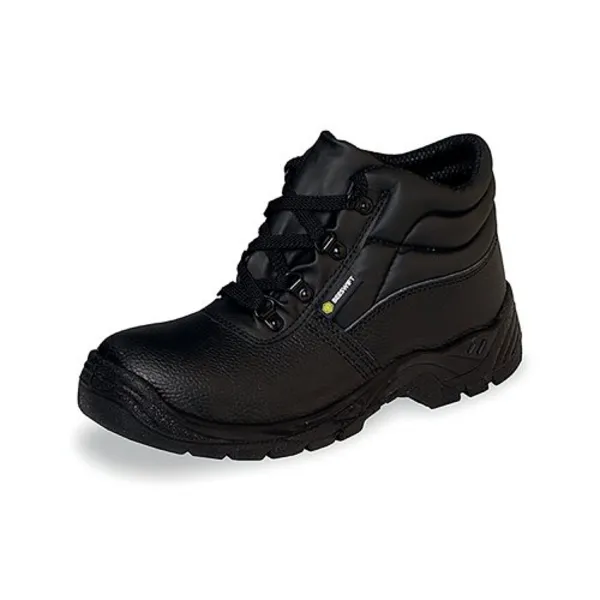 Image of Beeswift Beeswift Chukka Steel Toe Cap 4-D Ring Safety Boots 1 Pair Black 12 CF57BL12