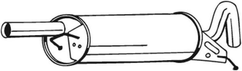 Image of Rear silencer BOSAL 233-119