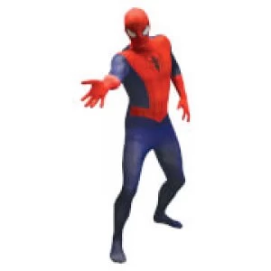 image of Marvel Comics Spider man Adult Unisex Basic Cosplay Costume Morphsuit Extra Extra Large Multi colour mlspmv2 xxl