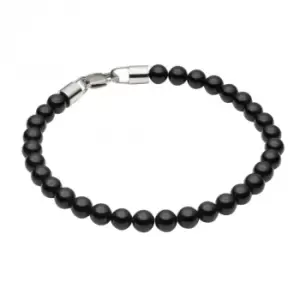 image of Black Onyx Beaded Bracelet B5425B