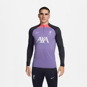 Image of Nike Mnk Df Strk Drill Top K 3R - Purple