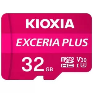 image of Kioxia Exceria Plus 32GB MicroSDHC UHS-I Class 10