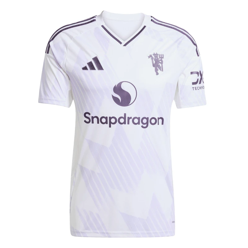 Image of adidas Manchester United Away Football Shirt 2025 2026 Adults White male 2XL