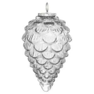 Image of The Noel Collection Smoked Midnight Acorn Large Bauble