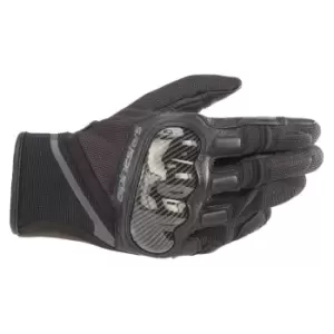 image of Alpinestars Chrome Black Tar Gray Gloves 2XL