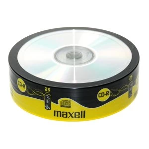 image of Maxell CDR 25 Pack Shrink Wrap