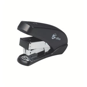 image of 5 Star Office Power Save Mini Half Strip Stapler 20 Sheet Capacity Takes 266 Staples Black