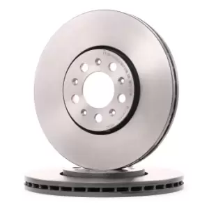 Image of BREMBO Brake disc VW,AUDI,SKODA 09.7010.21 1J0615301,1J0615301C,1J0615301K Brake rotor,Brake discs,Brake rotors 1J0615301R,1J0615301S,6R0615301A