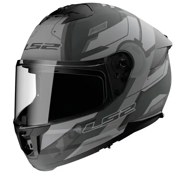 Image of LS2 FF808 Stream II Shadow Matt Titanium Grey Full Face Helmet Size 3XL