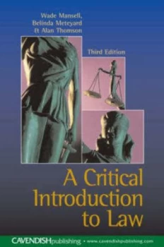 Image of A Critical Introduction to Law by Wade Mansell Book
